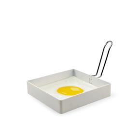 라쿠친 편리한 테프론코팅 하얀 사각계란틀 모양틀 계란후라이 오믈렛 토스트 요리틀