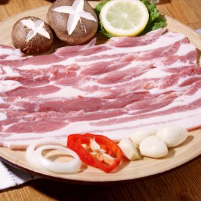 국내산 무항생제 돼지고기  수육용 삼겹살 500g