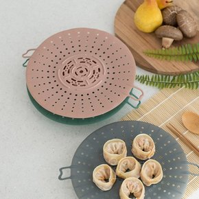 국산 실리콘 찜기 만두 떡 받침 깔개 원형 찜판