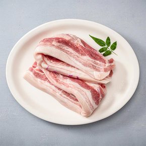 [굿프레시] 국내산 흑돼지 삼겹살 (구이용) 500g