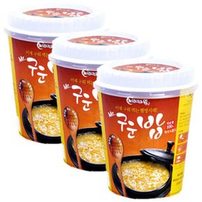 미스터 국내산 간편식 누룽지 컵밥 일회용 구운밥컵 간식 간편 식사대용 40gx30개한박스