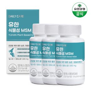 유한양행 유한 식물성 MSM 관절 및 연골 240정 x 3개 (6개월분)