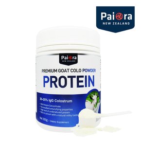 뉴질랜드 직구 파이오라 프리미엄 산양유 초유 콜로스트럼 단백질 프로틴 파우더 250g 온가족 단백질 보충