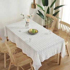 로맨틱 레이스 식탁보 테이블로 2인용 4인용