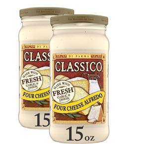 [해외직구] Classico 클래시코 4가지 치즈 알프레도 스파게티 파스타 소스 425g 2팩