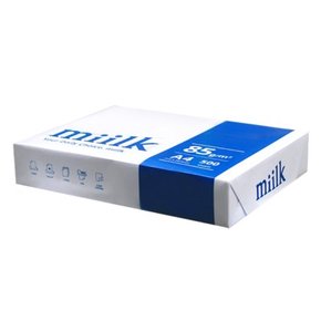 밀크 A4 복사용지(A4용지) 85g 500매 1권