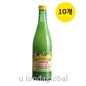유로푸드 유기농 레몬 쥬스 음료 500ml 10개