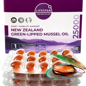 뉴질랜드 초록입홍합 오일 아쿠아셀 ULTRA-FLEX 25000 90캡슐