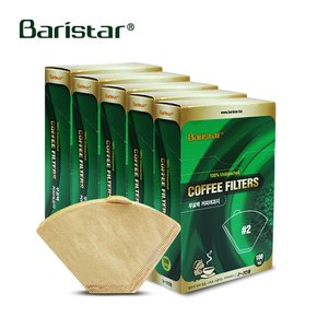 Baristar 케이스 커피여과지 2(500매)-BFC1 [커피필터/거름종이/핸드드립/드립용품/커피용품]