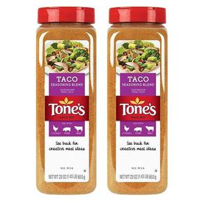 [해외직구] 톤즈 타코 시즈닝 652g 2팩 Tones Taco Seasoning (23 oz.)