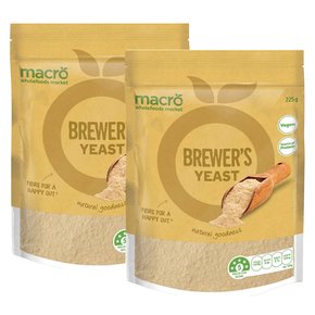 Macro Brewers Yeast 브루어 이스트 225g 2개