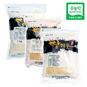 친환경 땅기운 찹쌀/현미/찰보리쌀 각1kg(3kg)