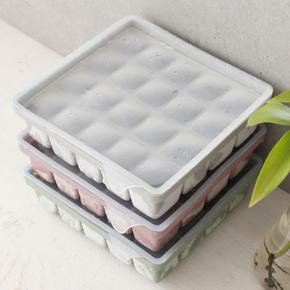 트레이 편리한 실리콘 마늘 사각 보관 마늘틀 그릇 용기 얼음틀 냉장고 몰드 얼음 다진 실리콘틀