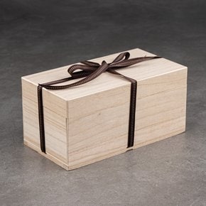 2구 오동나무 박스 300g 단지용 포장 상자