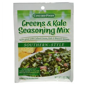 Concord Foods Greens Kale Seasoning Mix 콩코드 푸드 그린스 케일 시즈닝 믹스 사우썬 스타일 28g 8팩