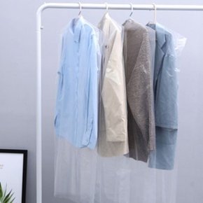 투명 세탁소 비닐 옷커버 100장 대용량 옷장 정리 행거 계절옷