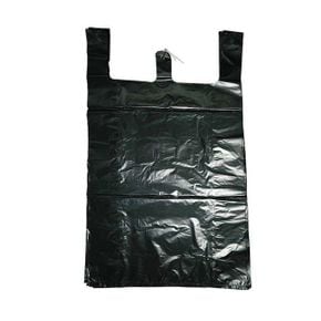 비닐봉투-왕대 봉지 검정색 100매 약34x52cm X ( 2세트 )