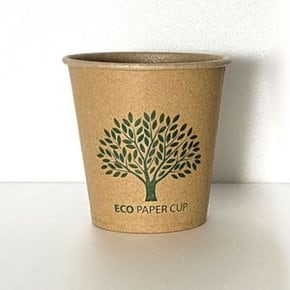 크라프트 에코 친환경 일회용 6.5온스 종이컵 1000개(나무인쇄)