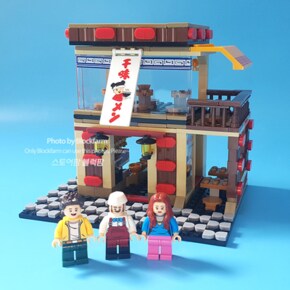 셈보블럭 중국호환블럭 상점모듈러 식당 음식점 스트리트 키덜트