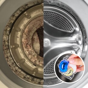 세탁기 청소 통세척 통돌이 드럼세탁기 겸용 캡슐형 세탁조 클리너 1팩(6개입)