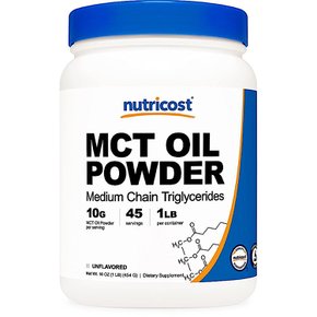뉴트리코스트 MCT오일 Nutricost MCT Oil Powder 454g