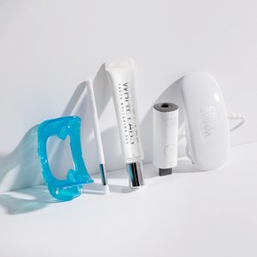 화이트랩스 치아미백기 LED 셀프 자가 치아미백기계 & 치아미백젤 세트 (1인용)