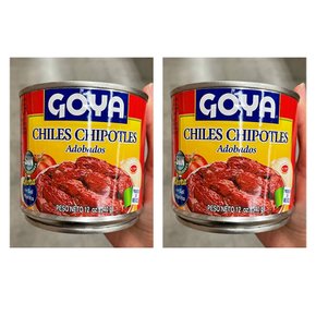 [해외직구]고야 치폴레 페퍼 절임 소스 통조림 340g 2팩 Goya Chipotle Peppers Adobados 12oz