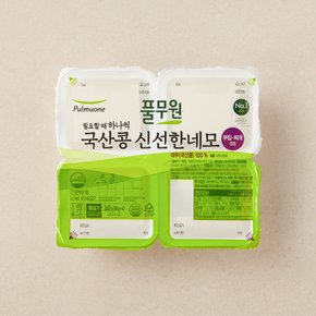 신선한 네모 국산 콩 두부 찌개/부침 겸용 340g