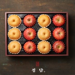 [낭만과일]명품 사과.배 혼합세트2호 5.5kg(사과6입,신고배6입)