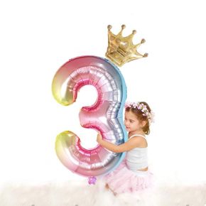 초대형 숫자풍선 생일 홈파티 이벤트 광고 40인치1m X ( 2매입 )