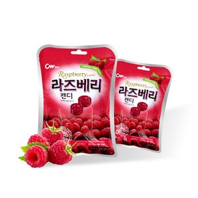 CW 청우 라즈베리 캔디 100g x 2개 / 사탕 과일맛