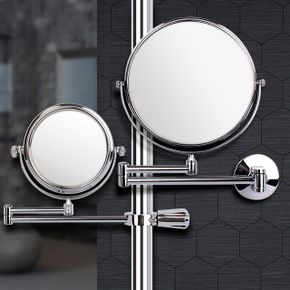 면도경 면도거울 욕실 확대경 벽붙이 화장실 원형거울