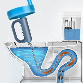 하수관 스프링 청소기/배수구 씽크대 이물질 뚫기