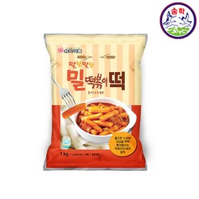 송학식품 밀떡볶이 떡 1kg 5개
