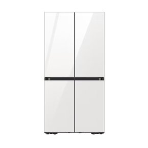 비스포크 냉장고 4도어 875L RF85DB90B1AP(글라스)