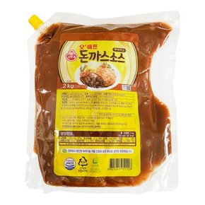 [오뚜기]오쉐프 부어먹는돈까스소스 2kg (스파우트팩) 6개