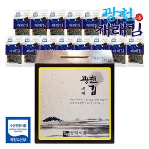 원초듬뿍 고급 광천김 재래김 식탁김 선물세트 (15봉)
