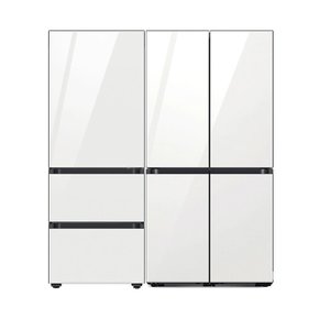 비스포크 냉장고+김치냉장고 세트 RF60C9012AP+RQ33C74C2AP(글라스)(키트포함)