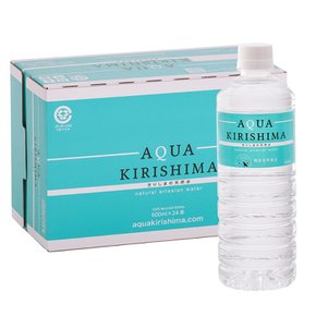AQUA KIRISHIMA 600ml 아쿠아 키리시마 실리카 물 24개 중경수 무첨가 내츄럴 미네랄 워터 물