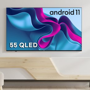 와글와글 플러스 55인치 구글 안드로이드 스마트 TV UHDTV QGM552 QLED