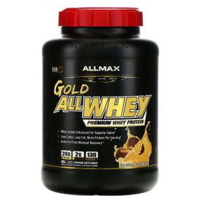 ALLMAX Gold AllWhey 100% 프리미엄 유청 단백질 초콜릿 피넛버터 2.27kg (5lbs)
