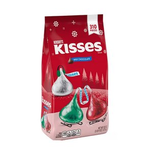 [해외직구] 허쉬 키세스 밀크 초콜렛 크리스마스 한정 대용량 310개