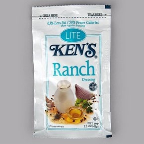미국 켄즈푸드 라이트 랜치드레싱 Kens Foods Lite Ranch Dressing Packet 1.5 oz 60개