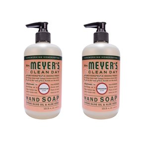 [해외직구]미세스메이어스 클린데이 핸드솝 제라늄 370ml 2팩/ Mrs. Meyers Clean Day Hand Soap Geranium 12.5oz