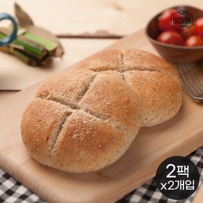 통밀당 통밀코코넛빵 130g(2개입)  2팩  / 주문후제빵 아르토스베이커리