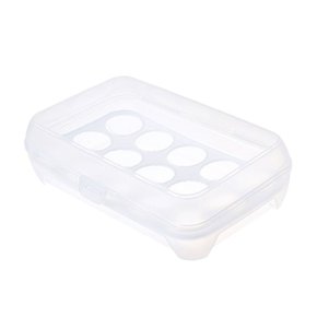 15구 투명 플라스틱 계란 보관함