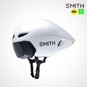 스미스 헬멧 제트스트림 TT 화이트 밉스 (아시안핏패드) 코로이드 에어로 로드 철인