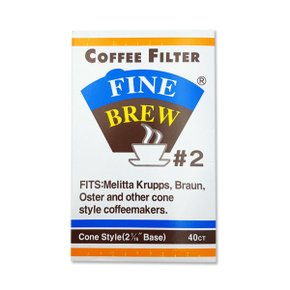 화인브루 커피필터 2~4인용 40매입
