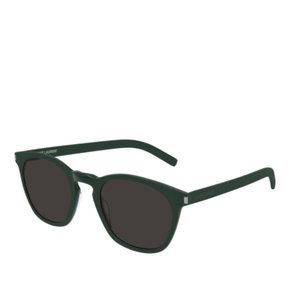 [해외배송] 생로랑 공용 선글라스 SL 28 SLIM 005 GREEN GREEN BLACK
