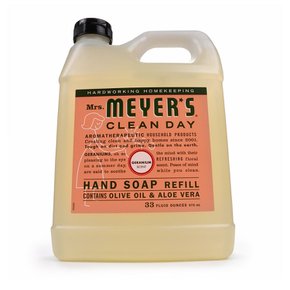 [해외직구]미세스메이어스 클린데이 핸드솝 리필 제라늄 975ml/ Mrs. Meyers Clean Day Soap Refill Geranium 33oz